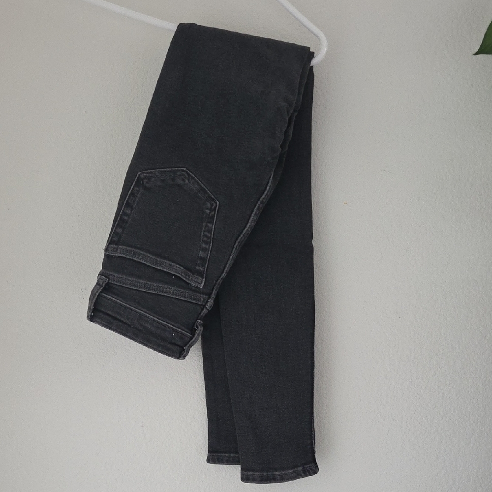 Mango Dark Gray Charcol Skinny Jeans